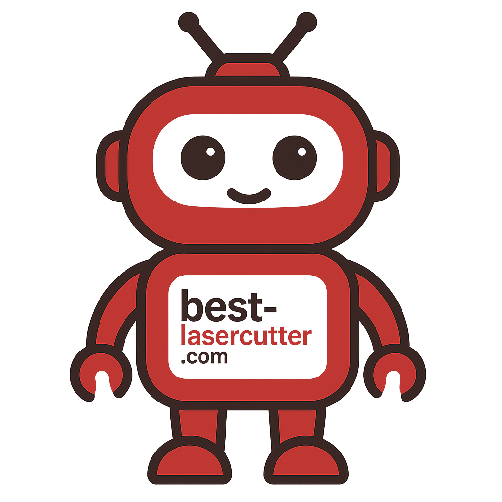 Laser robot mascot